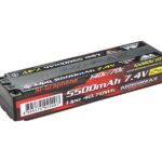AM-700120 AM Lipo 5500mAh 2S TC Narrow - 7.4V 70C Continuous 140C Burs